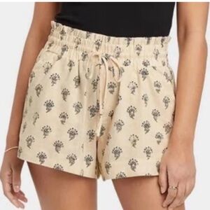 A New Day Floral Print Women's Shorts, size small